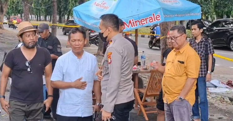 Ringankan beban pedagang Kalibata, Polda Metro berikan Bantuan.